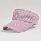 Breathable Sun Visor Cap for Outdoor Sports Pink Hats - Tophatter Daily Deals