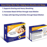 Nasal Strips for Snoring - Nasal Strips (60 Pack) Nose Strip to Stop Snoring, Snoring Strips to Help You Breathe Through Your Nose Personal Care - Tophatter Daily Deals