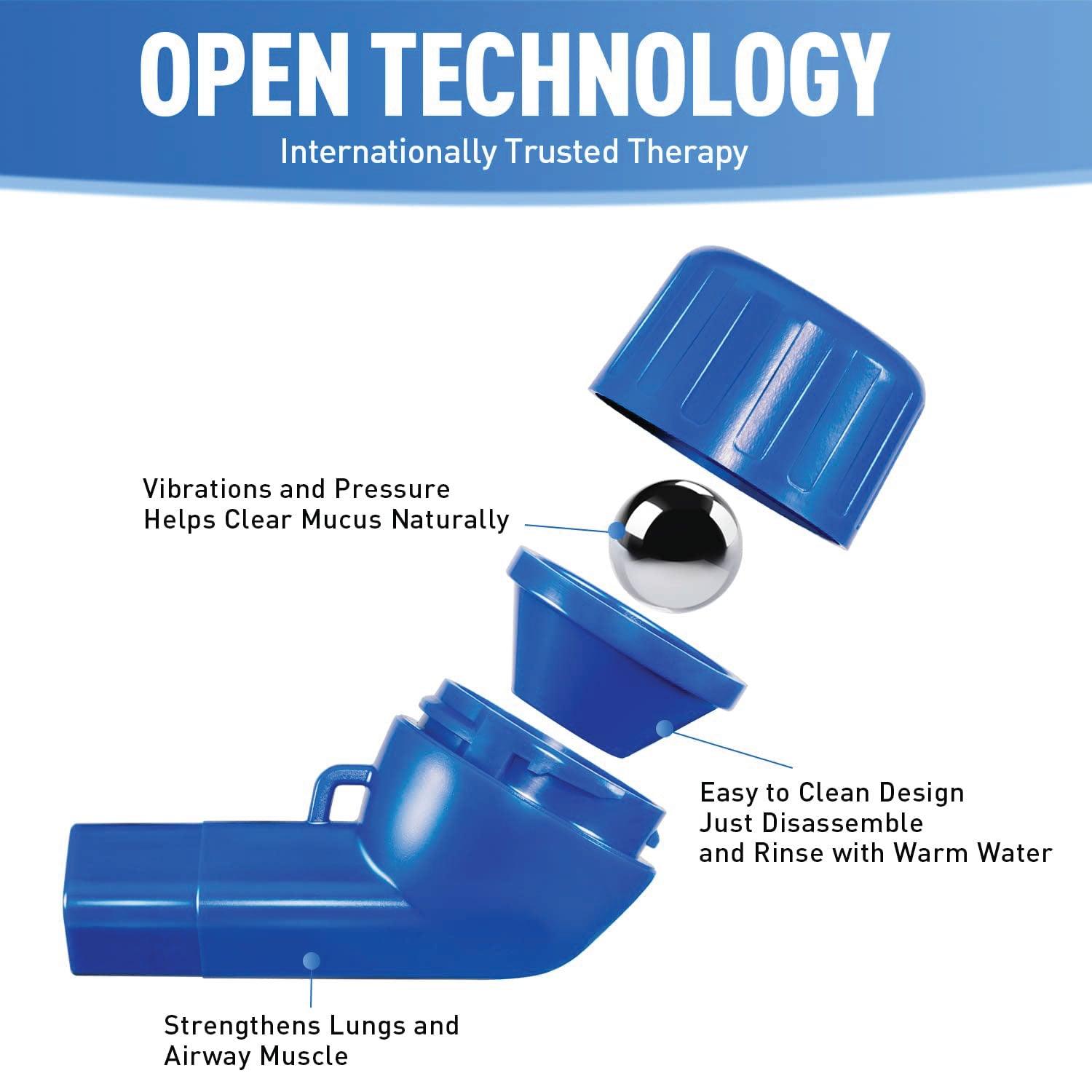 Lung Exerciser Device - Naturally Clear Mucus with The Breathing Exerciser Device Perfect Treatment Aid New Arrival - Tophatter Daily Deals