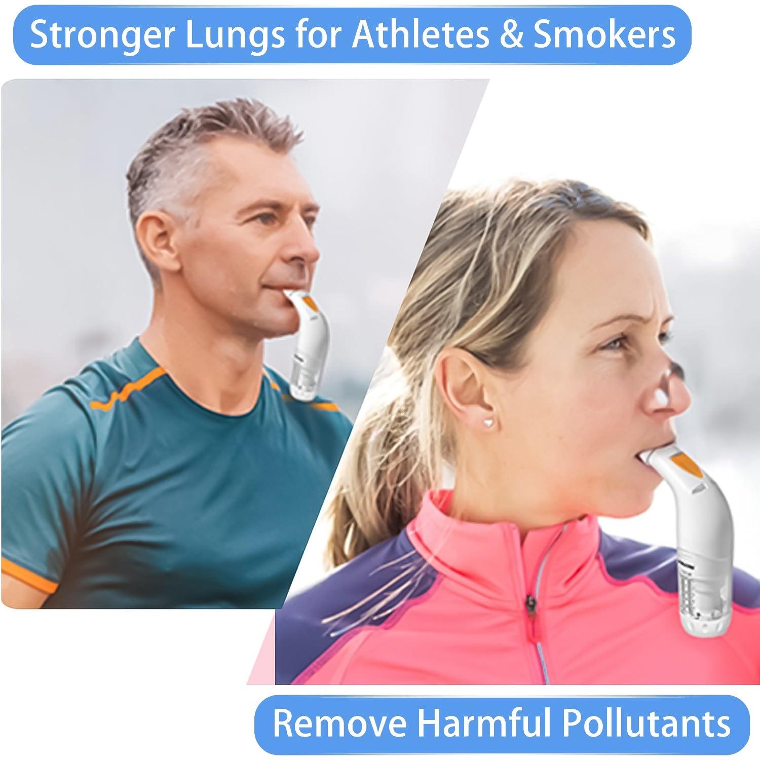 Breath Training Device - Deep Breath Trainer Exerciser Strength Lungs Health Care - Tophatter Daily Deals