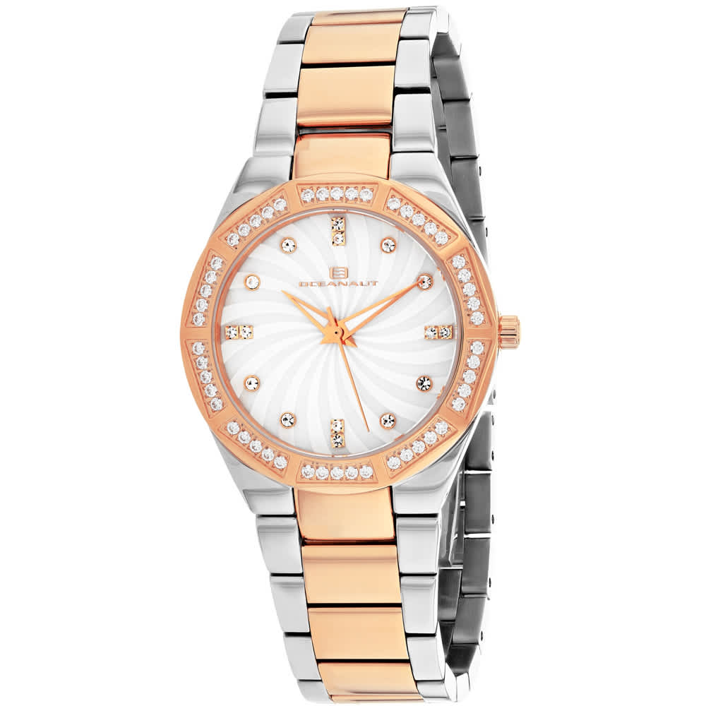 Oceanaut Women's Athena // OC0251 White mother of pearl Watches - Tophatter Daily Deals