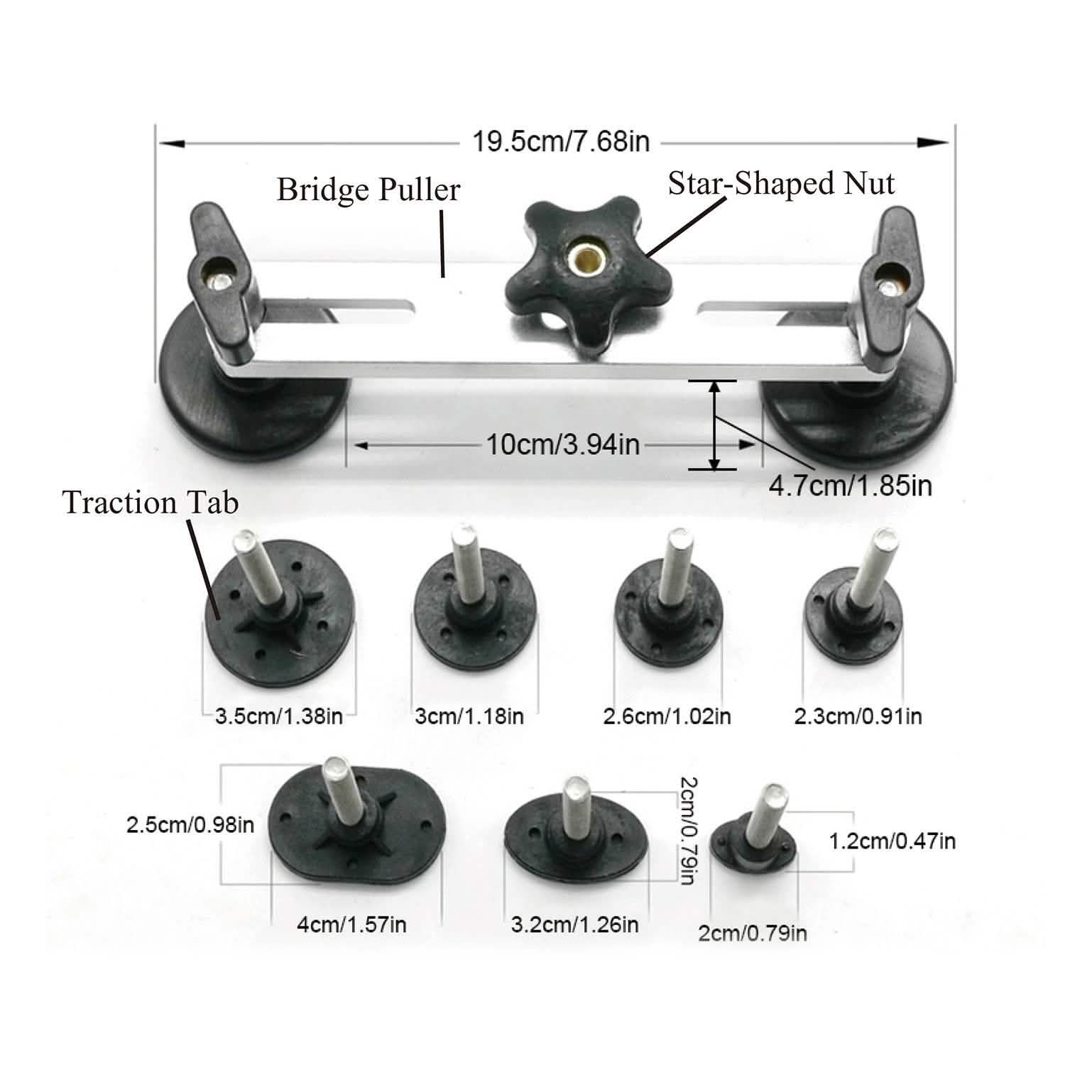 Bridge Puller Body Dent Removal Kits for Car Automotive - Tophatter Daily Deals