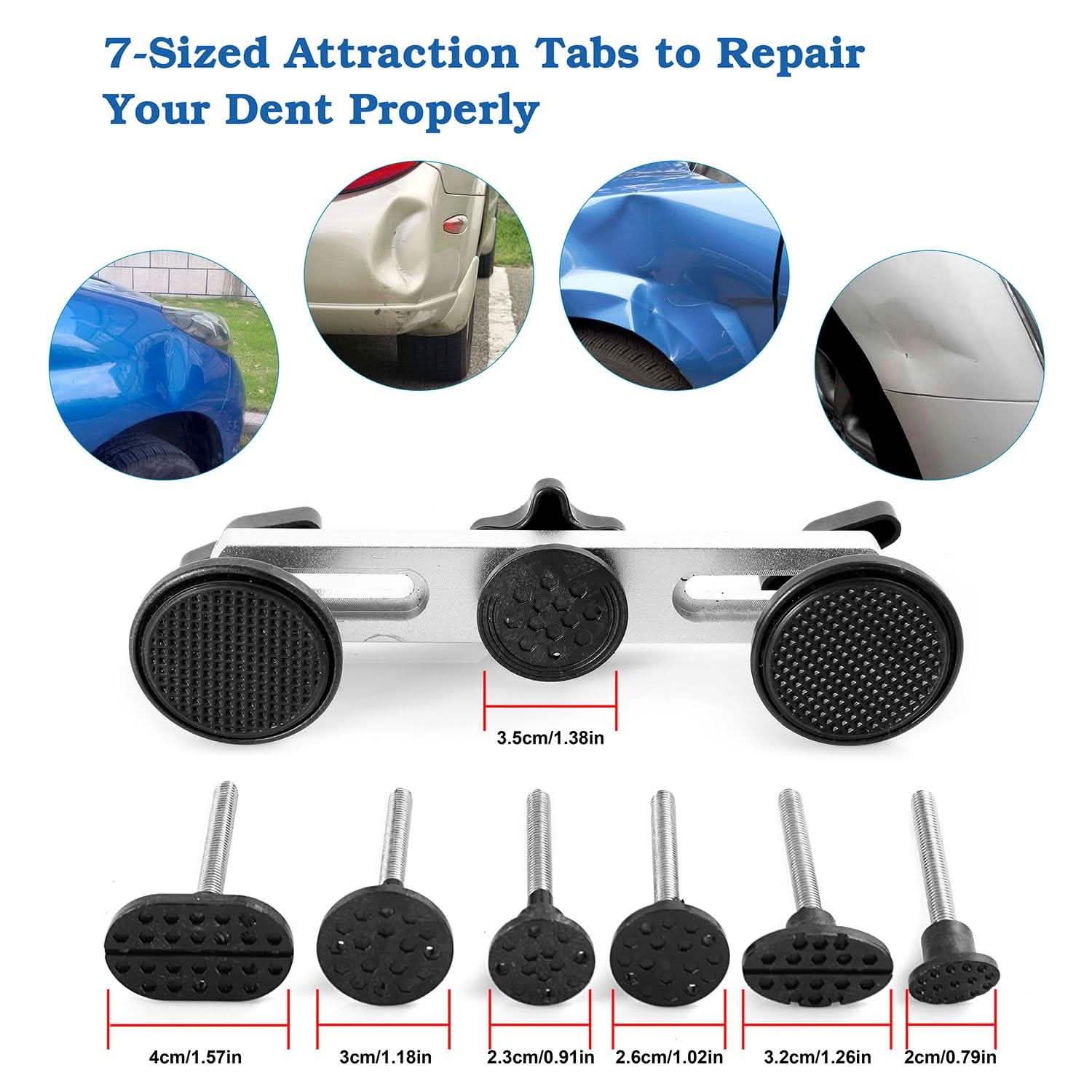 Bridge Puller Body Dent Removal Kits for Car Automotive - Tophatter Daily Deals