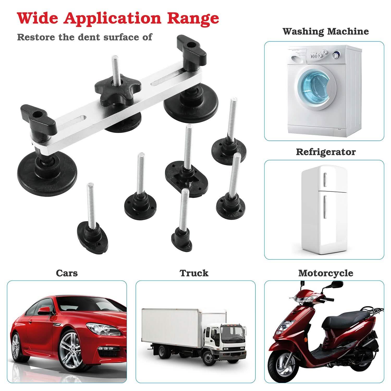 Bridge Puller Body Dent Removal Kits for Car Automotive - Tophatter Daily Deals