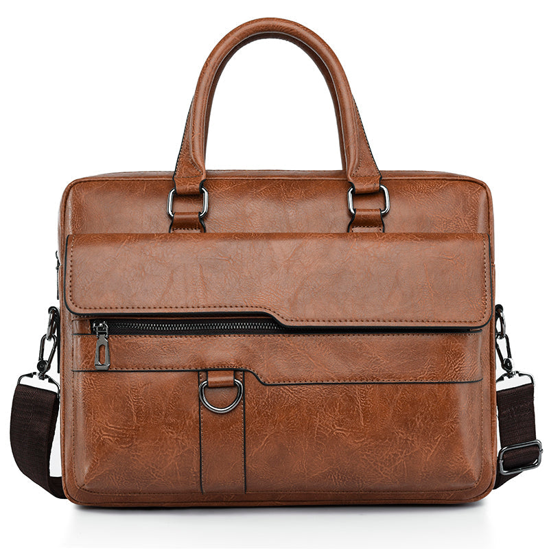 Man Briefcase for Laptop Messenger MEN BAG - Tophatter Daily Deals