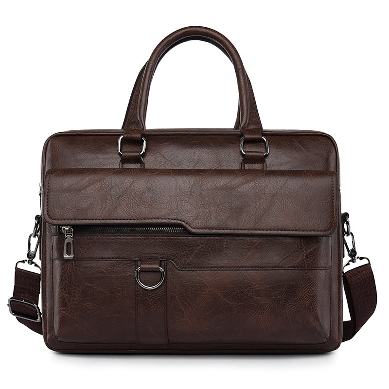 Man Briefcase for Laptop Messenger MEN BAG - Tophatter Daily Deals
