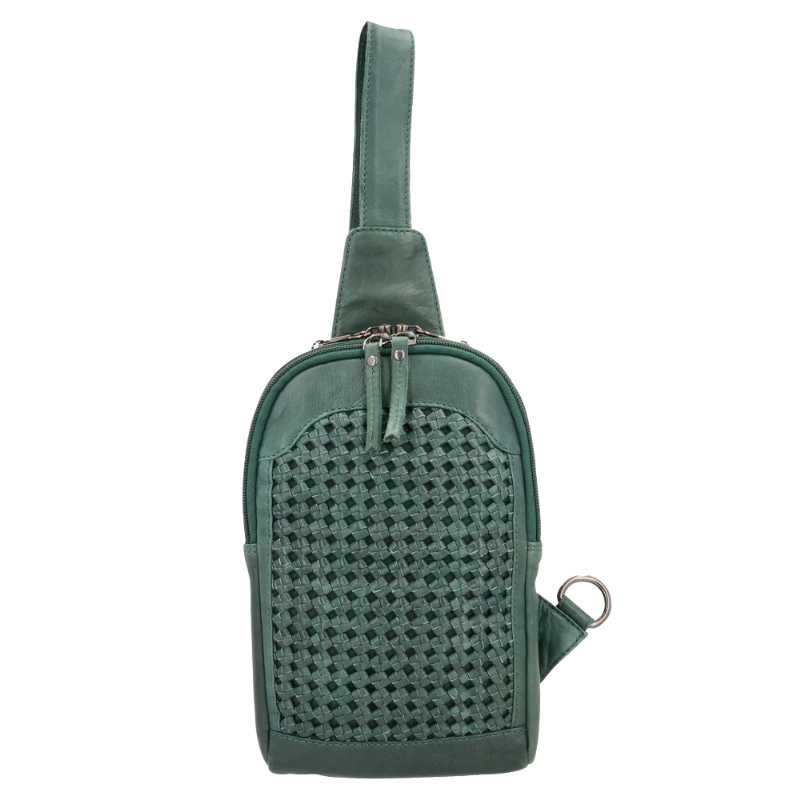 Bristol Leather Concealed Carry Sling Crossbody Backpack Purse Handgun Purses - Tophatter Daily Deals