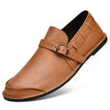 British Style Men Loafers Light Brown Men Shoes - Tophatter Daily Deals