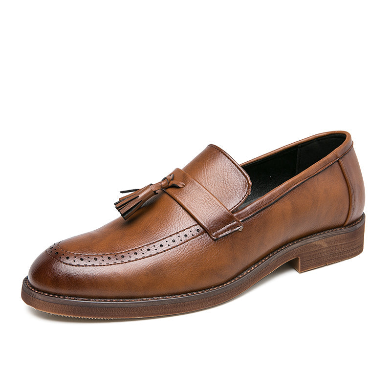 British Style Tassel Dress Shoes Men Shoes - Tophatter Daily Deals