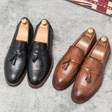 British Style Tassel Dress Shoes Men Shoes - Tophatter Daily Deals