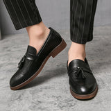 British Style Tassel Dress Shoes Men Shoes - Tophatter Daily Deals