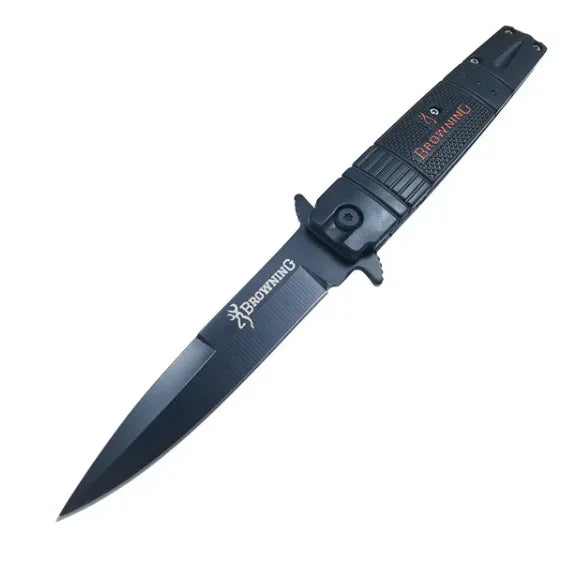 BROWNING JG-116 FOLDING KNIFE-STAINLESS STEEL - Tophatter's Army Deals KNIVES - Tophatter Daily Deals