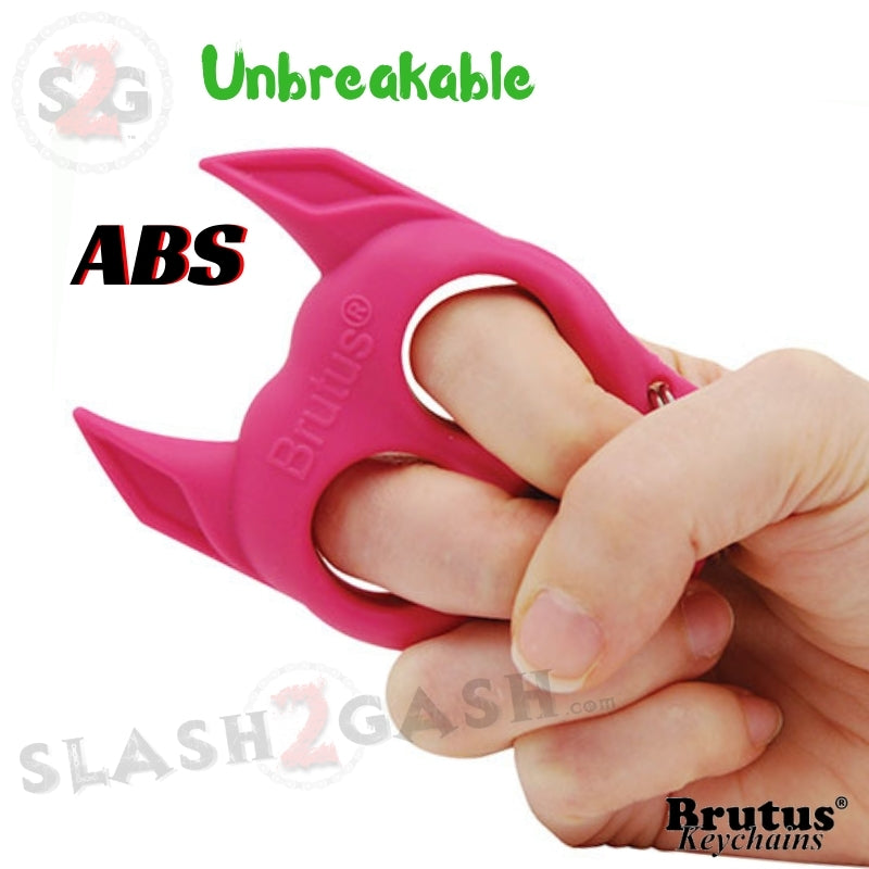Brutus the Bulldog Self Defense Keychain ABS Knuckles - 15 colors SD-KeyChain - Tophatter Daily Deals