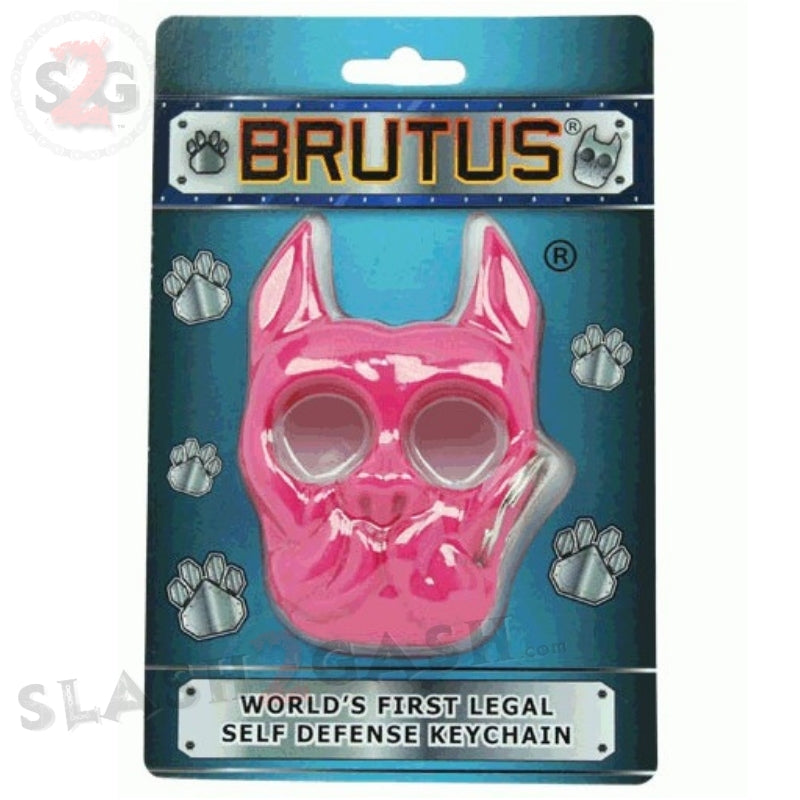 Brutus the Bulldog Self Defense Keychain ABS Knuckles - 15 colors SD-KeyChain - Tophatter Daily Deals