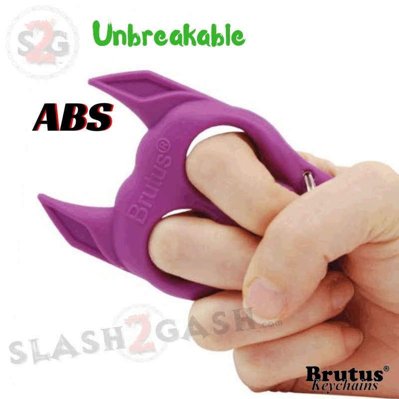 Brutus the Bulldog Self Defense Keychain ABS Knuckles - 15 colors SD-KeyChain - Tophatter Daily Deals