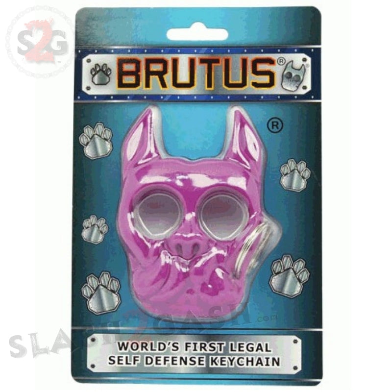 Brutus the Bulldog Self Defense Keychain ABS Knuckles - 15 colors SD-KeyChain - Tophatter Daily Deals