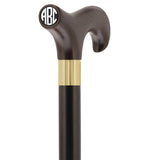 Custom-Engraved Wooden Cane: Choose Color & Personalize - Tophatter Daily Deals