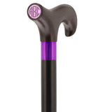 Custom-Engraved Wooden Cane: Choose Color & Personalize - Tophatter Daily Deals