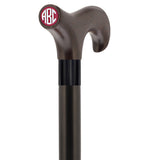 Custom-Engraved Wooden Cane: Choose Color & Personalize - Tophatter Daily Deals