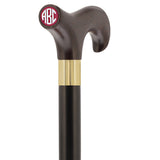 Custom-Engraved Wooden Cane: Choose Color & Personalize - Tophatter Daily Deals