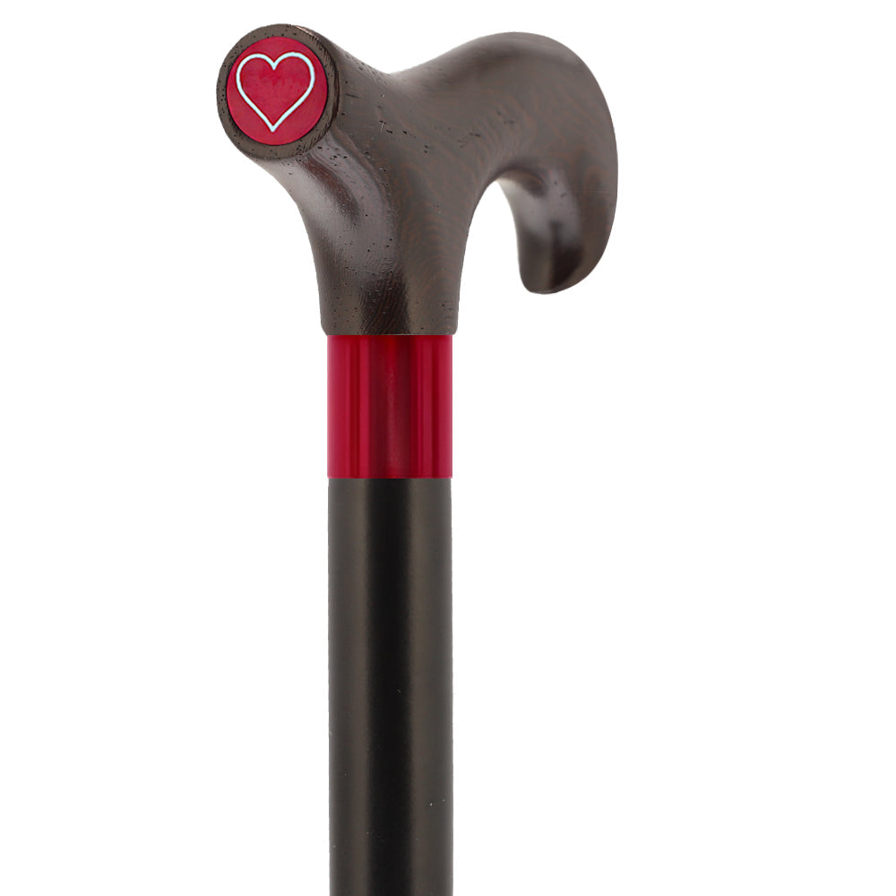 Custom-Engraved Wooden Cane: Choose Color & Personalize - Tophatter Daily Deals