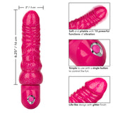 Naughty Bits Lady Boner Bendable Personal Vibrator Pink Glitter 10 Function Waterproof > Vibrators > Realistic Vibrators - Tophatter Daily Deals