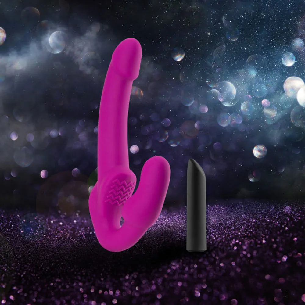 Temptasia Estella Strapless Silicone Dildo – Vibrating Strapless Dildo > Dildos > Strapless Strap Ons - Tophatter Daily Deals