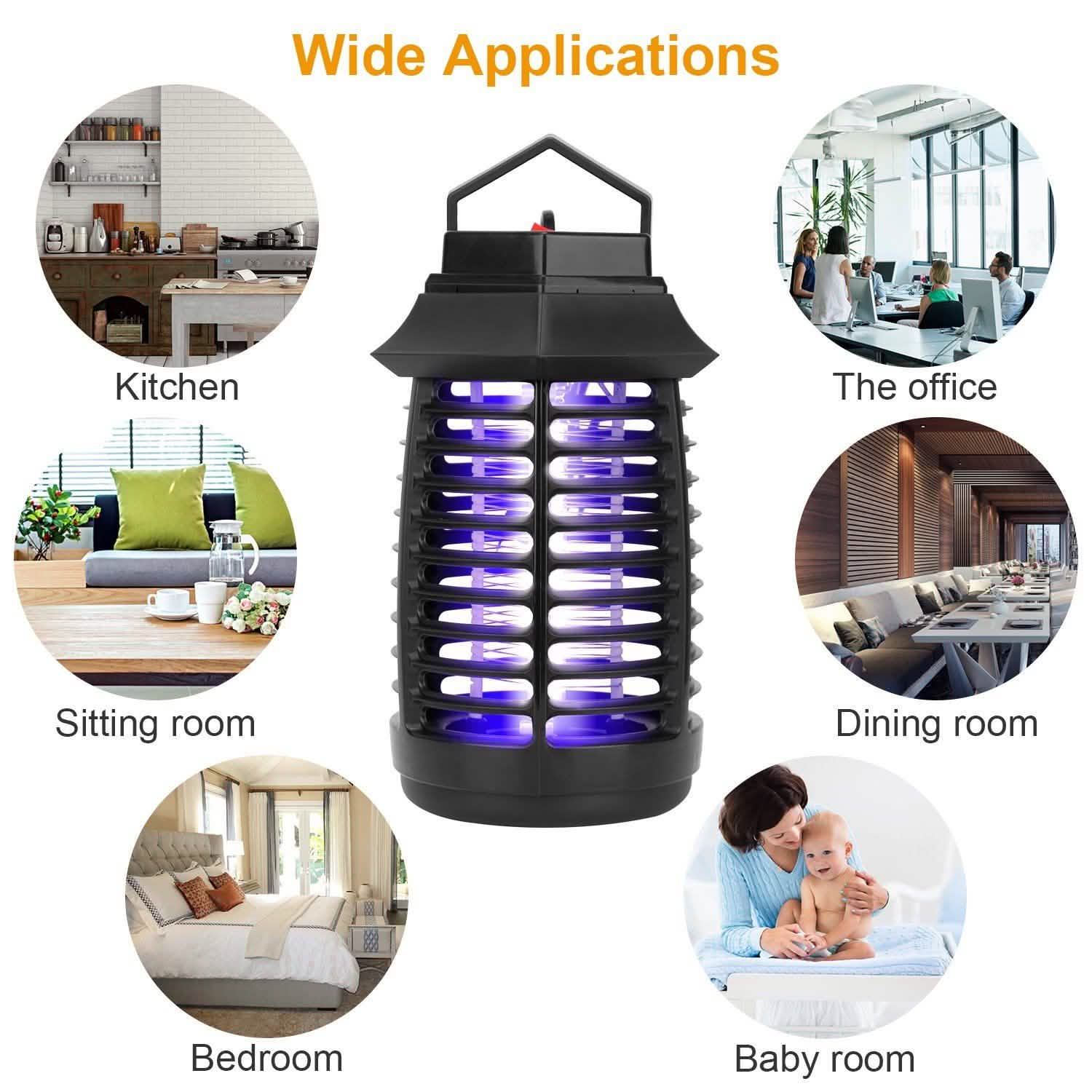 Bug Zapper Electric UV Mosquito Killer Lamp Pest Control - Tophatter Daily Deals