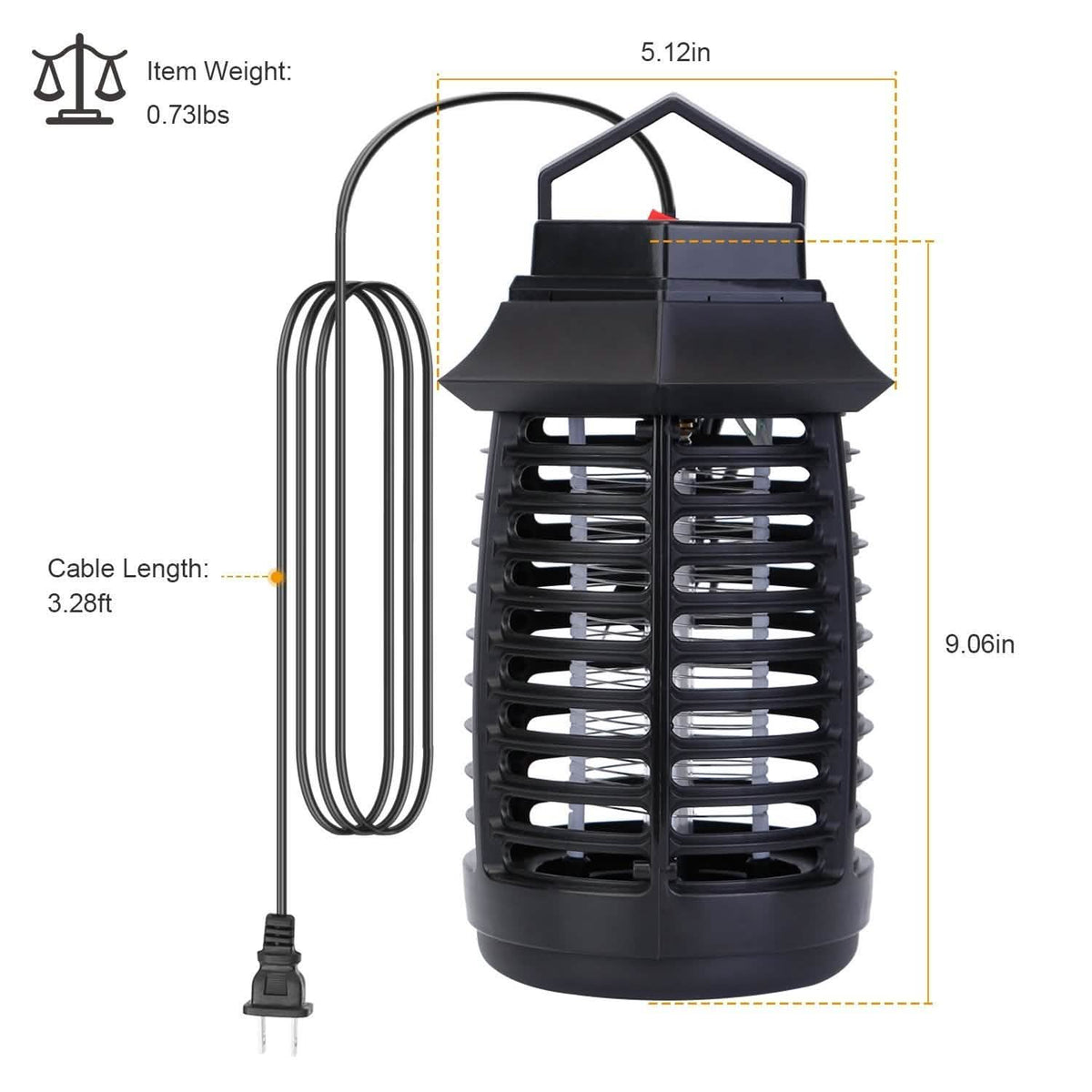 Bug Zapper Electric UV Mosquito Killer Lamp Pest Control - Tophatter Daily Deals