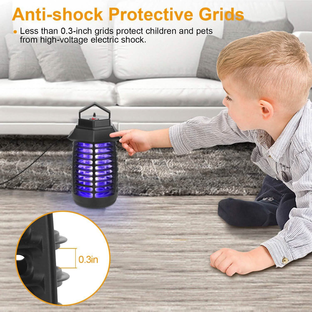 Bug Zapper Electric UV Mosquito Killer Lamp Pest Control - Tophatter Daily Deals
