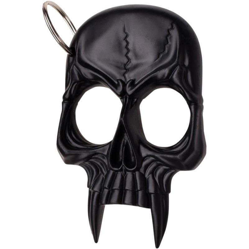 12 Units Vampire Skull Self Defense Key-Chain Color White Black Self Defense - Tophatter Daily Deals