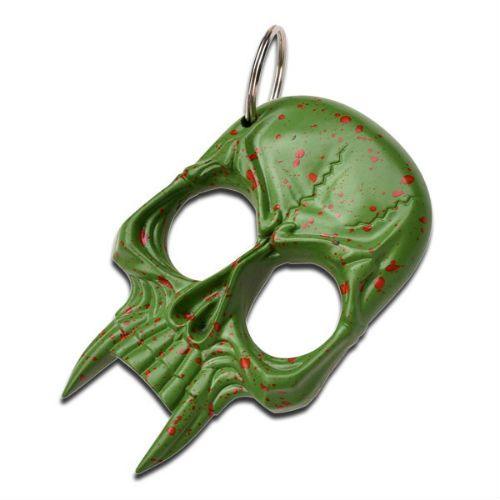 12 Units Vampire Skull Self Defense Key-Chain Color White Green Self Defense - Tophatter Daily Deals