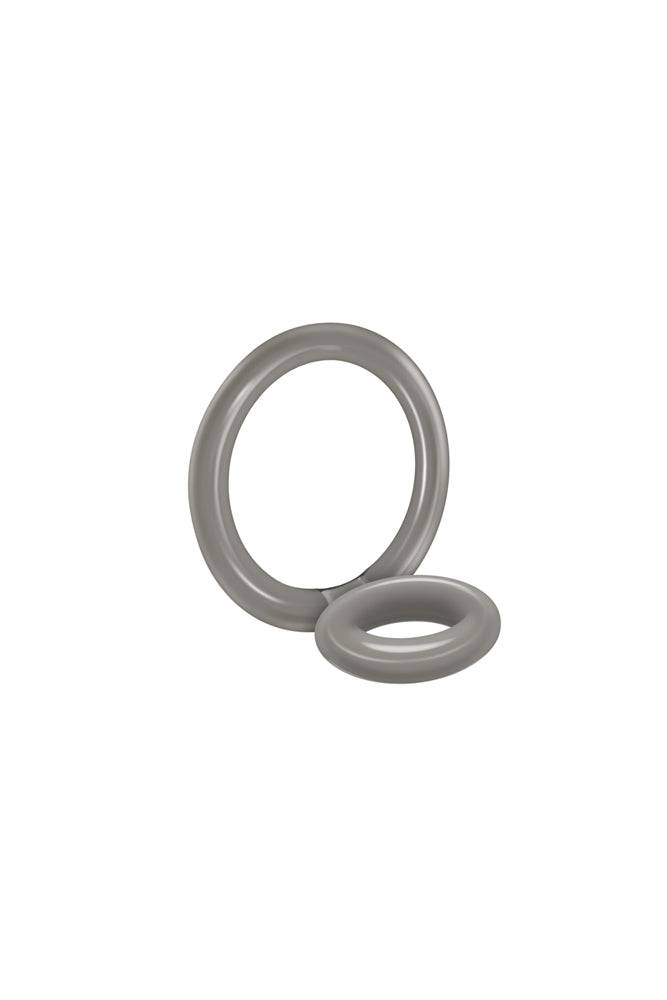 Zero Tolerance - Bullseye Double Cock Ring - Smoke Sex Toy - Tophatter Daily Deals