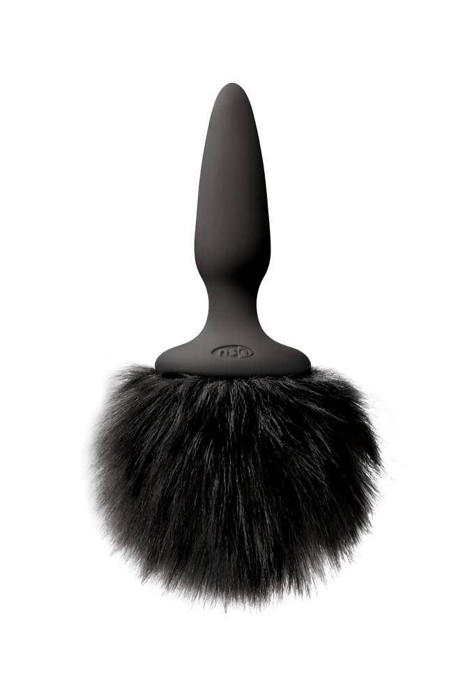 NS Novelties - Bunny Tails - Mini Butt Plug - Black - Fur Sex Toy - Tophatter Daily Deals