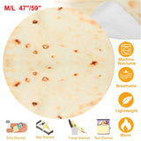 Burrito Tortilla Throw Blanket Bedding - Tophatter Daily Deals