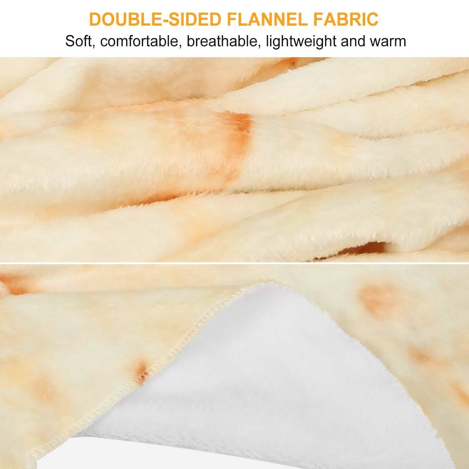Burrito Tortilla Throw Blanket Bedding - Tophatter Daily Deals