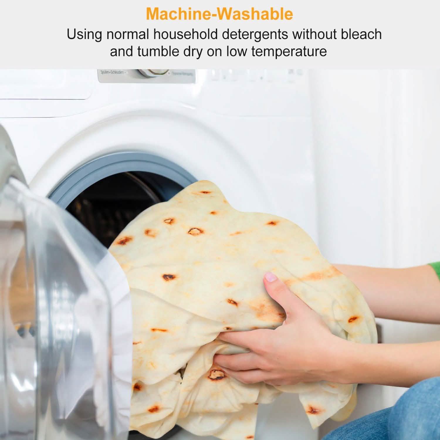 Burrito Tortilla Throw Blanket Bedding - Tophatter Daily Deals