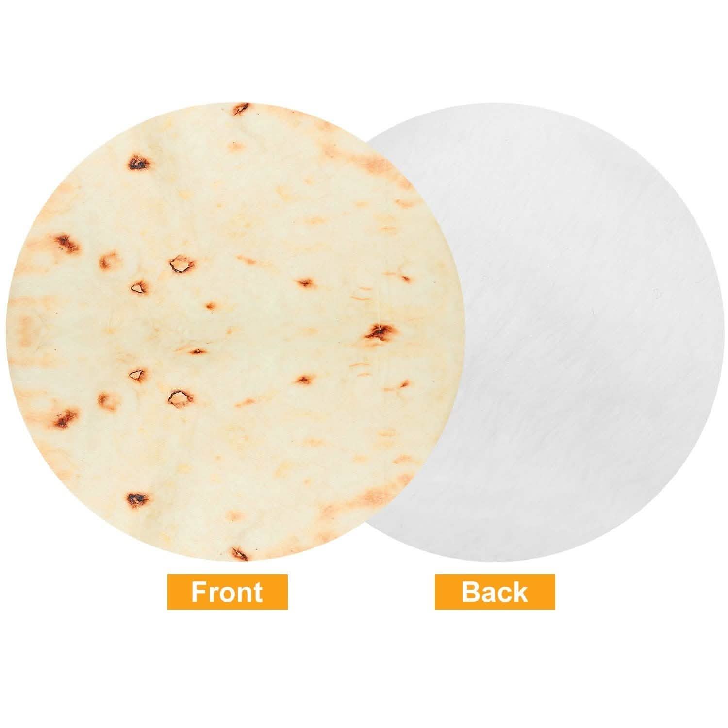 Burrito Tortilla Throw Blanket Bedding - Tophatter Daily Deals