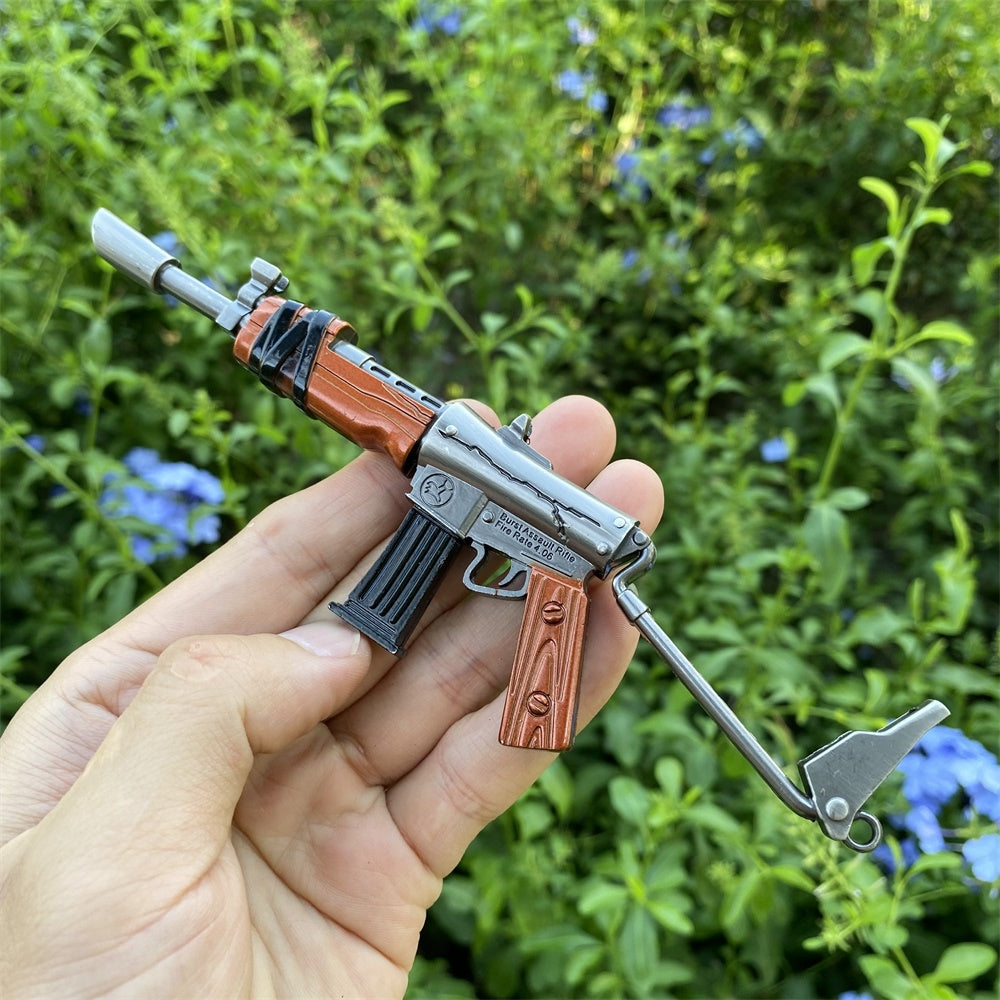 Miniature Metal Busrt Assault Rifle 17CM/6.7" Busrt Assault Rifle Only - Tophatter Daily Deals