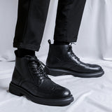 Business Top Cowhide Casual Boots Boots - Tophatter Daily Deals