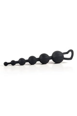 Adam & Eve - Silicone Butt Beads - Black Sex Toy - Tophatter Daily Deals