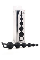 Adam & Eve - Silicone Butt Beads - Black Sex Toy - Tophatter Daily Deals