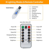 Butterfly Curtain String Lights USB Powered with 8 Modes 96 LED Remote Control LED String Lights - Tophatter Daily Deals