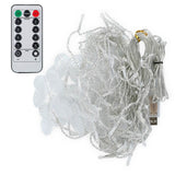 Butterfly Curtain String Lights USB Powered with 8 Modes 96 LED Remote Control LED String Lights - Tophatter Daily Deals