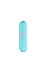 Maia Toys - Julia Rechargeable Butterfly Print Bullet - Teal Sex Toy - Tophatter Daily Deals