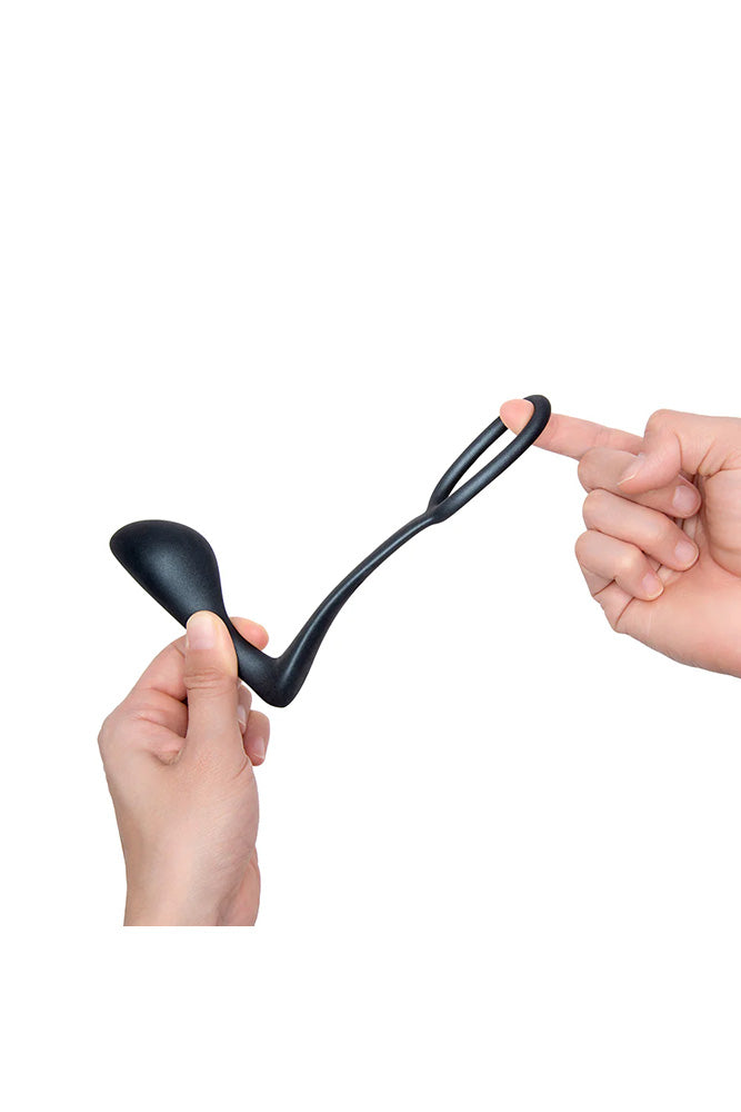 b-Vibe - Butties - Ringer Silicone C-Ring & Prostate Plug Sex Toy - Tophatter Daily Deals