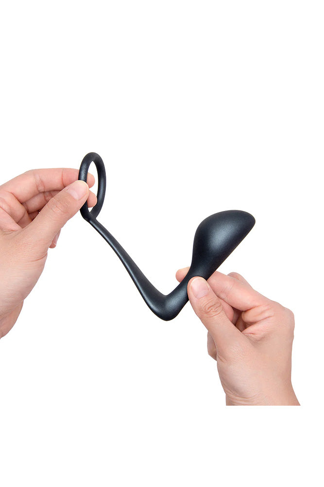 b-Vibe - Butties - Ringer Silicone C-Ring & Prostate Plug Sex Toy - Tophatter Daily Deals