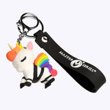 Bondage Unicorn Keychain (White Rainbow Mane) – Quirky Accessory Keychain > Novelties > Keychains - Tophatter Daily Deals
