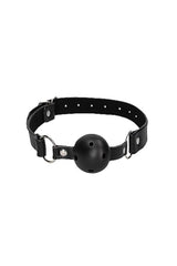 Ouch by Shots Toys - Black & White - Breathable Ball Gag with Nipple Clamps - Black BDSM - Tophatter Daily Deals