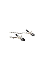 Ouch by Shots Toys - Black & White - Breathable Ball Gag with Nipple Clamps - Black BDSM - Tophatter Daily Deals